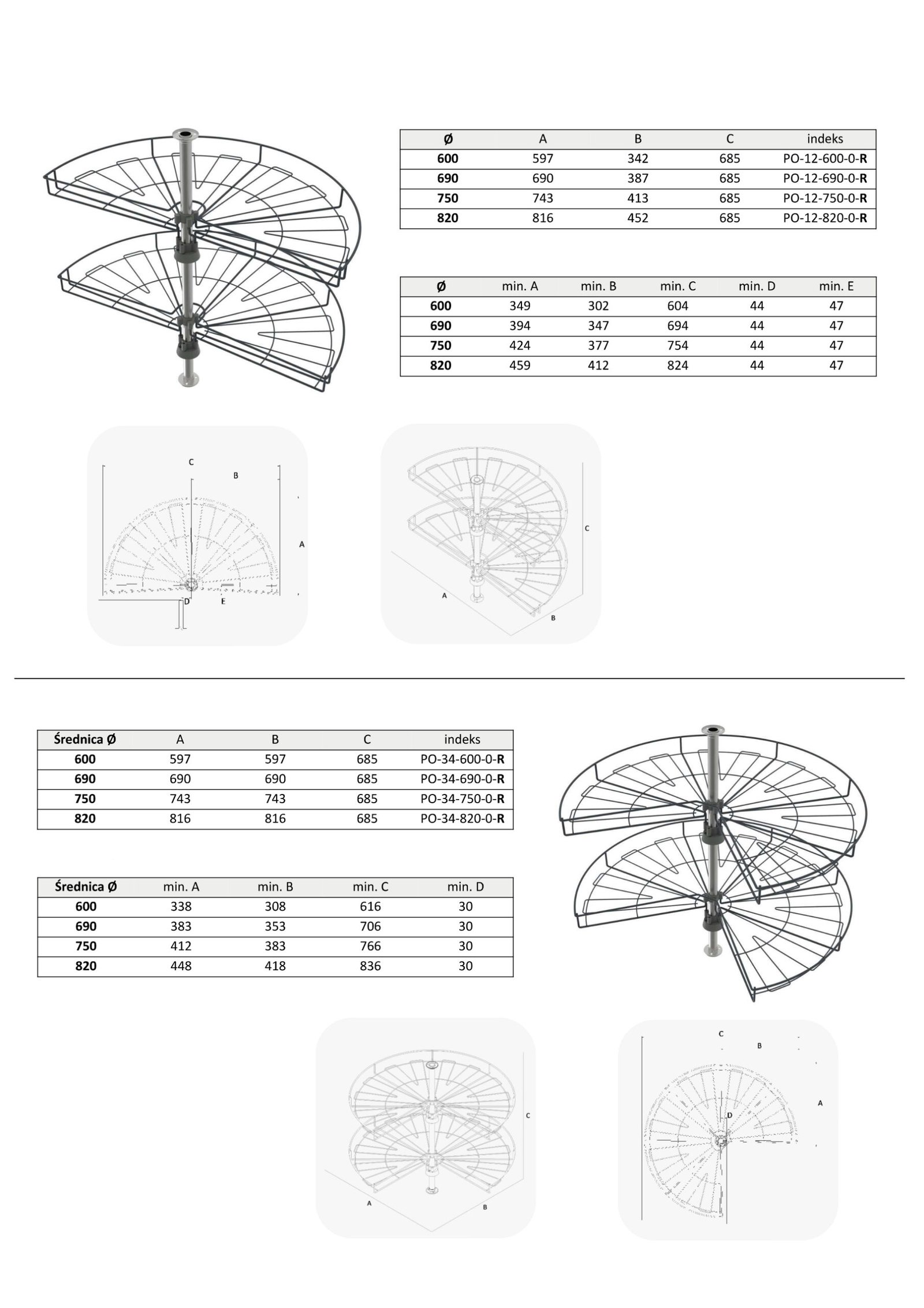 Kitchen carousel corner unit storage - Fiteo - Furniture Fittings UK